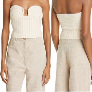 Cult Gaia Ellison Strapless Sweater Corset